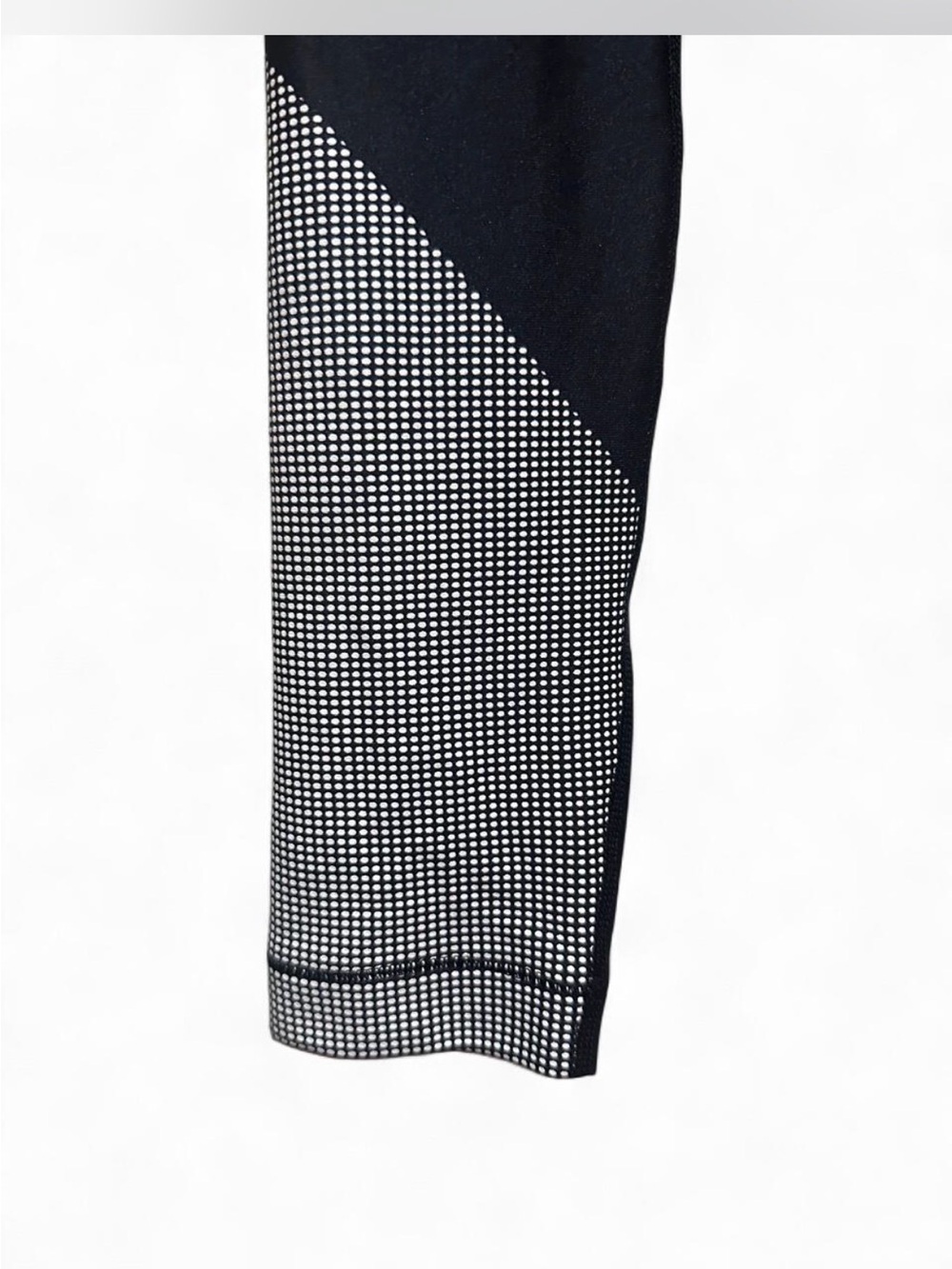 Under Armour Black compression Performance Leggings with White Side Logo - Picture 5 of 5